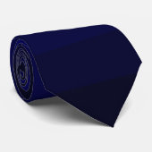 Navy Blau mit Streifen Krawatte (Gerollt)