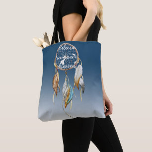 Navy Blau Ombre Traumfänger Tasche