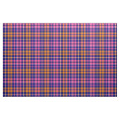 Navy Blau Pink Orange Karo Tartan Design  Stoff (Fat Quarter (45,7 x 55,9 cm))