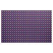 Navy Blau Rot Gelb Punkte Design Stoff (Yard (91,4 cm))