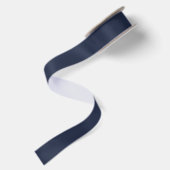 Navy Blau Satinband (Rückseite)