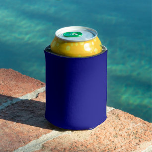Navy Blau Solid Color Dosenkühler