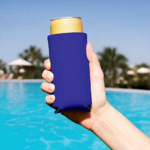 Navy Blau Solid Color Selters Dosenkühler
