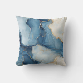 Navy Blau und Gold Marmor dekorative Drehkissen Kissen