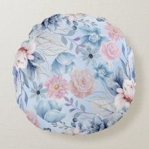 Navy Blau und Rosa Blumen