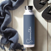 Navy Blau und Weiß Personalisiert