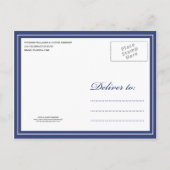 NAVY BLAUE AFFAIR | Ankündigung Datum freihalten (Rückseite)