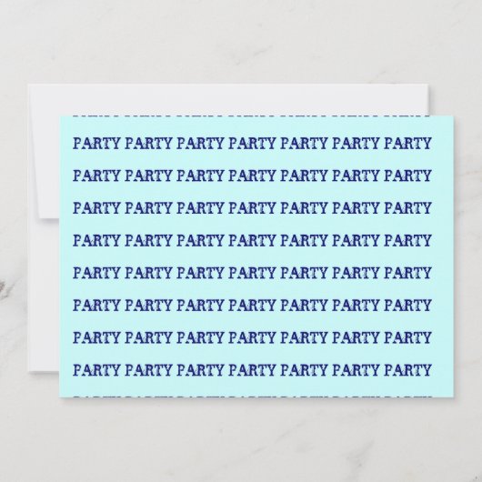 NAVY BLAUE DRAGONS IN DUNGEONS ~ PARTY EINLADUNG! EINLADUNG (Rückseite)