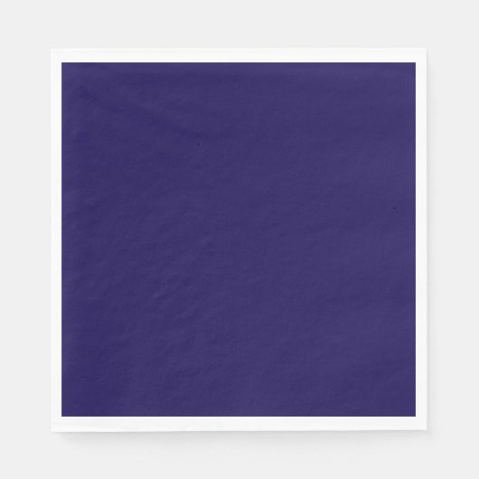 Navy blauen Vollfarbe. Serviette (Vorderseite)