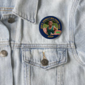 Navy Blaues Gold-Track-Team-Foto-Läufer Button (Beispiel)