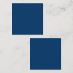 Navy Blaues Quadrat 2,5"x2,5" Individuelle Visiten Telefonnummerkarte