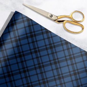 Navy Blaues schottisches Tartan-Karo-Fest Geschenkpapier