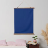 Navy Blue 26"x36" Vertical Wandteppich Mit Holzrahmen (Schlafzimmer)