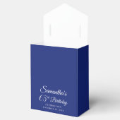 Navy Blue 65. Geburtstagsparty Geschenkschachtel (Geöffnet)