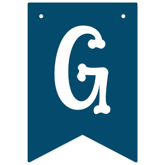 Navy Blue Abschluss 2023 Foto Banner (Zweite Fahne)