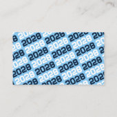 Navy & Blue Abschluss Mini Insert / Friend Einladu Visitenkarte (Rückseite)