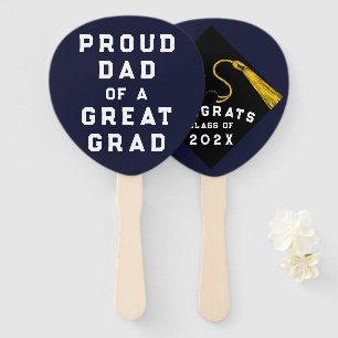 Navy Blue Abschluss Novelty Fächer