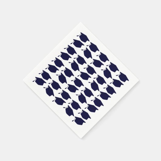 NAVY BLUE ABSCHLUSS PAPIER NAPKINS SERVIETTE (Ecke)