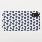 Navy Blue Abstrakt Flying Bomb Fruchtmuster Case-Mate iPhone Hülle (Rückseite (Horizontal))