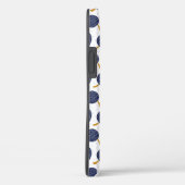 Navy Blue Abstrakt Flying Bomb Fruchtmuster Case-Mate iPhone Hülle (Rückseite / Rechts)