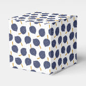 Navy Blue Abstrakt Flying Bomb Fruchtmuster Geschenkschachtel (Vorderseite)