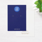 Navy Blue Add Your Logo OEarDisplay (Schreibtisch)