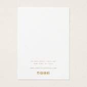 Navy Blue Add Your Logo Ooge Display Card (Rückseite)