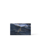 Navy Blue Agate Geode Monogram Gold Script