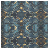 Navy Blue and Gold Modern Boho Seamless Pattern Stoff (Muster)