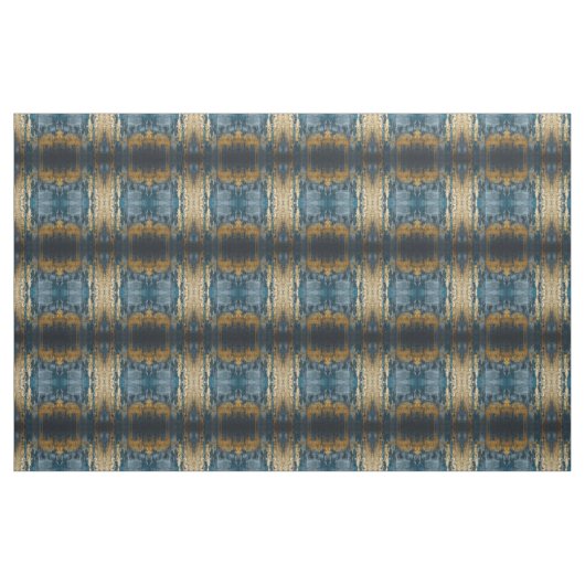 Navy Blue and Gold Modern Boho Seamless Pattern Stoff (Yard (91,4 cm))