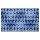 Navy Blue and Grau Zickzack Upholstery Stoff (Fat Quarter (45,7 x 55,9 cm))