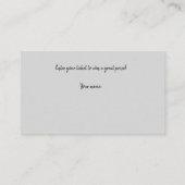 Navy Blue and Pink Brautparty Raffle Tickets En Begleitkarte (Rückseite)