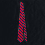 Navy blue and red striped groomsmen wedding krawatte<br><div class="desc">Navy blue and red striped groomsmen wedding neck tie. Modern bold stripe pattern design for groom or groomsmen. Also great for office,  business party,  gala event and more. Choose custom colors to match your clothing outfit. Personalized gift idea for men. Printed on two sides.</div>