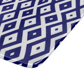 Navy blue and white diamond pattern schneidebrett (Ecke)