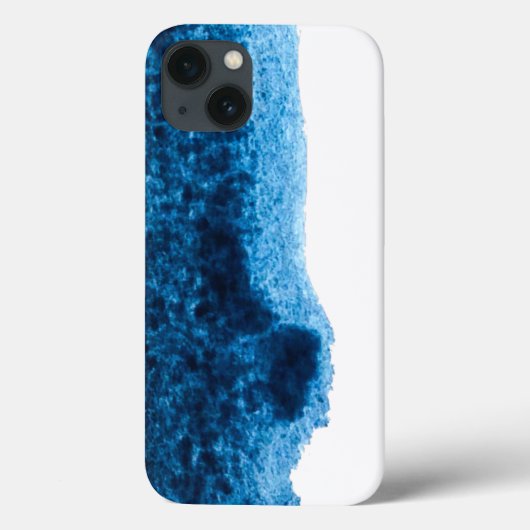 Navy Blue Aquarellscape Case-Mate iPhone Hülle (Rückseite)