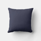 Navy Blue Baby Boy Kinderzimmer Birth Stats Pillow Kissen (Rückseite)