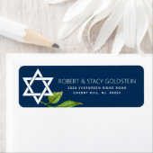 Navy Blue Bat Mitzvah Star von David Floral Rede (Insitu)
