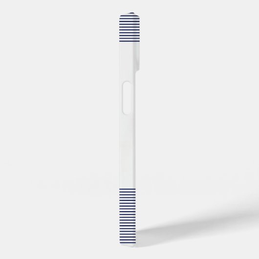 Navy Blue Bauhaus Design Case-Mate iPhone Hülle (Rückseite / Rechts)