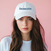 Navy Blue Beach Junggeselinnen-Abschied Bestickte Baseballkappe