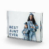 Navy Blue Best Tante Ever Fotoblock (Rechts)