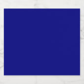 Navy Blue Bierflaschenetikett (Einzelnes Label)