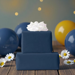 Navy Blue Birthday Geschenkpapier