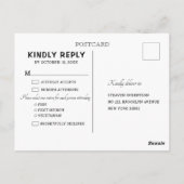 Navy Blue Blush Blues Rustikal String Light UAWG Postkarte (Rückseite)