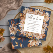 Navy Blue Brautparty Einladung