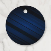 Navy Blue Burgundy Floral Wedding Vielen Dank Geschenkanhänger (Rückseite)