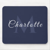 Navy Blue Business Mouse Pad mit benutzerdefiniert Mousepad (Vorne)