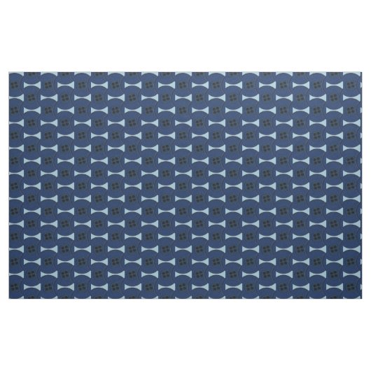 Navy Blue Buttons Stoff (Yard (91,4 cm))