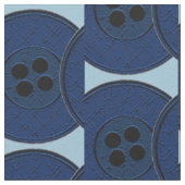 Navy Blue Buttons Stoff (Nahaufnahme)