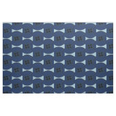 Navy Blue Buttons Stoff (Fat Quarter (45,7 x 55,9 cm))