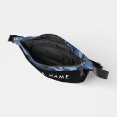 Navy Blue Camouflage Ihr Name Personalize Bauchtasche (Offen)